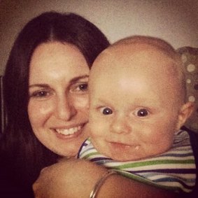 Bianka O'Brien with her son, Jude.