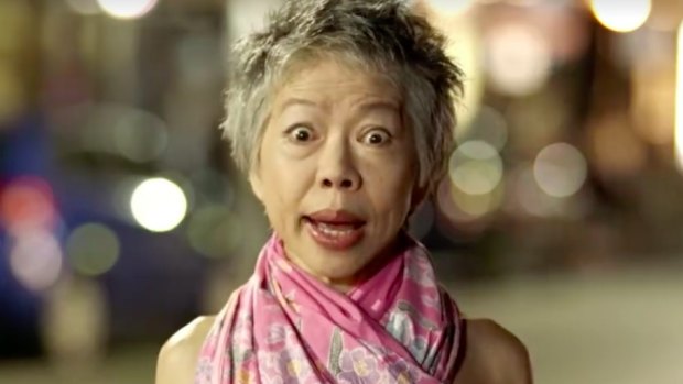 Where the bloody hell are you? ... Lee Lin Chin looks at a deserted Sydney street in a spoof attacking the lockout laws.