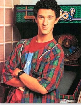 Diamond as Screech in Saved by the Bell. 