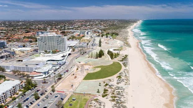 The Scarborough Beach development will be completely finished in April with the upgrade of its local surf club.
