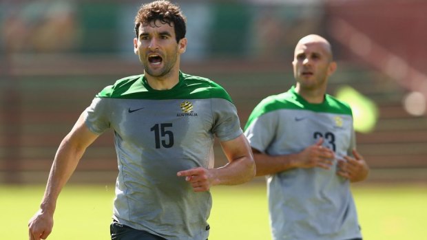 Mile Jedinak: looking forward to the Chile game.