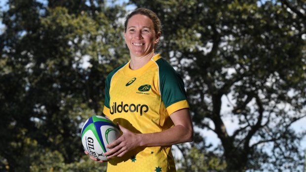 Ready for the challenge: Ash Hewson will captain the Wallaroos against New Zealand.
