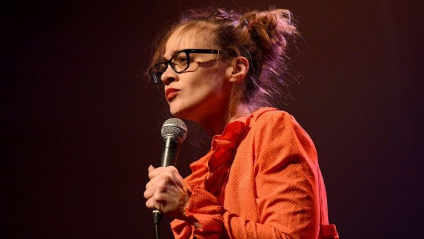 Fiona Apple performs onstage during the 'We Rock with Standing Rock' benefit concert in Los Angeles.