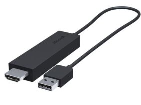 Unlike the Chromecast, which requires a network connection to serve content, the Wireless Display Adapter receives content directly from your PC or device. 