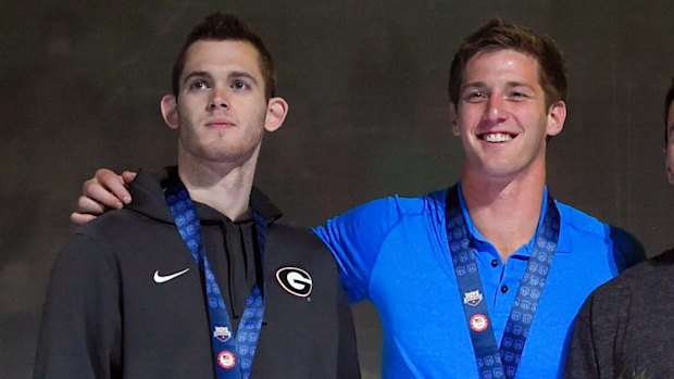 Gunnar Bentz, left, was stopped from leaving Brazil, while authorities have also said James Feigen will be prevented from heading back to the US.