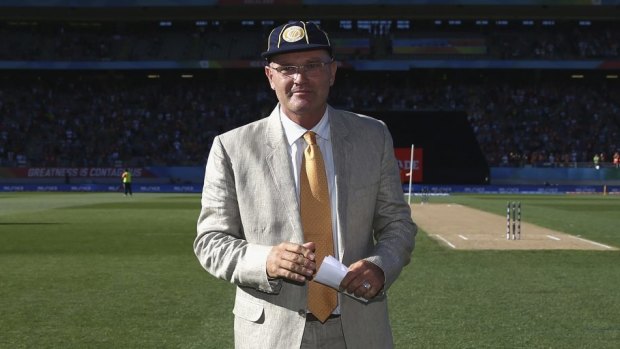 One of the best: Martin Crowe was inducted into the ICC Cricket Hall of Fame at Eden Park. 
