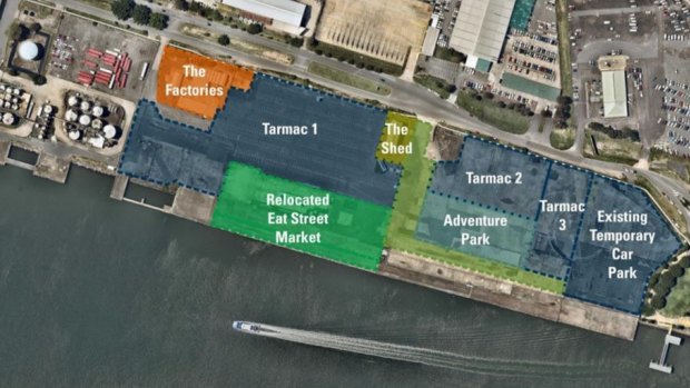 Brisbane's Eat Street Markets will move east of the current site.