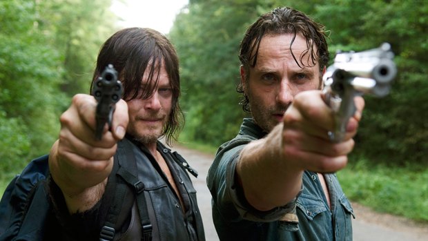 Norman Reedus (left) and Andrew Lincoln recently negotiated a payrise. 