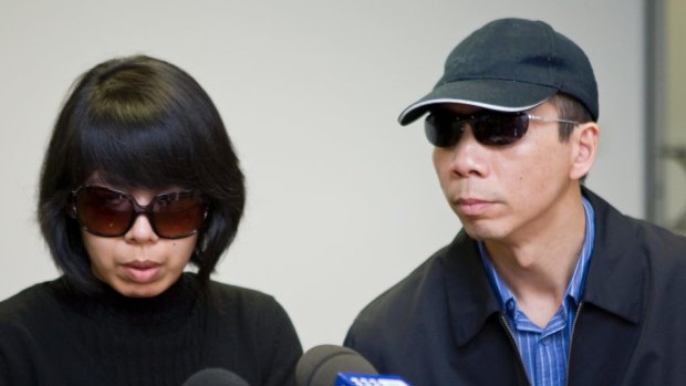 Robert Xie (right) has been accused of murder.