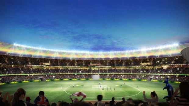 Labor plans to sell the name for Perth Stadium in a bid to fix the WA budget.
