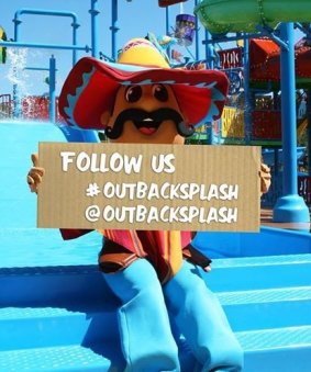 A boy, believed to be five, suffered multiple head injures at the Outback Splash water park.