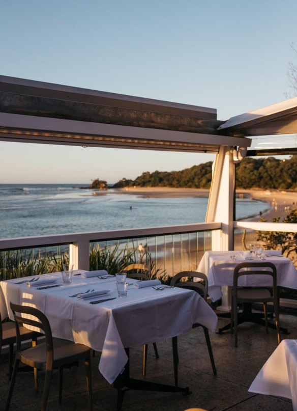 Beach overlooks Clarkes Beach.