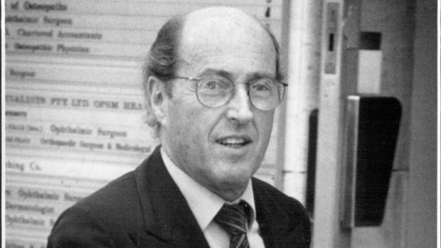 John Kahlbetzer pictured in a rare public appearance in 1991.