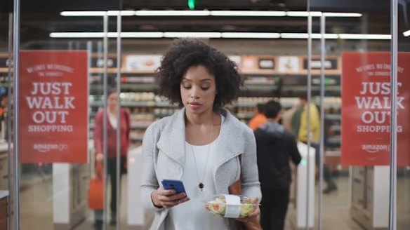 'Just walk out' is Amazon's catch phrase for its upcoming checkout-less store.