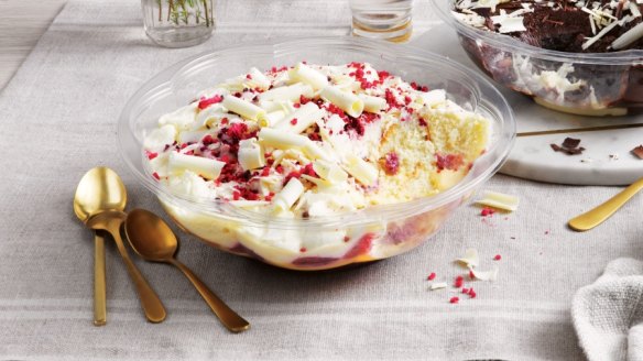 Coles Classic Summer Berry Trifle, 1.4kg, $18.