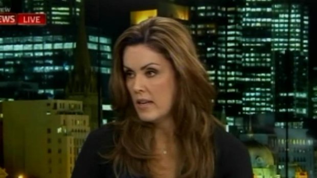 Peta Credlin on the Bolt Report during the 2016 election. 