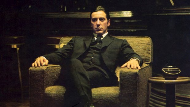 Al Pacino stars as mob boss Michael Corleone in The Godfather Part II.