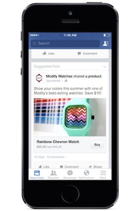 Buy button: Facebook's newest tool.