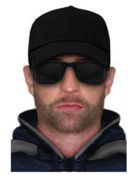 An image released by police of a person sought in relation to the murder.
