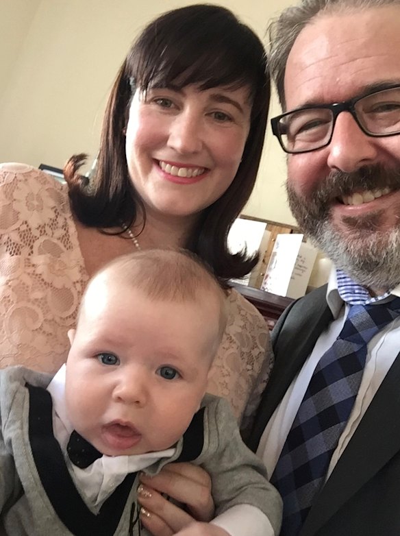 The author, Andrew P Street, with his wife Dee and son James. 