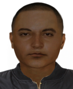 A composite image of the man released by Victoria Police.