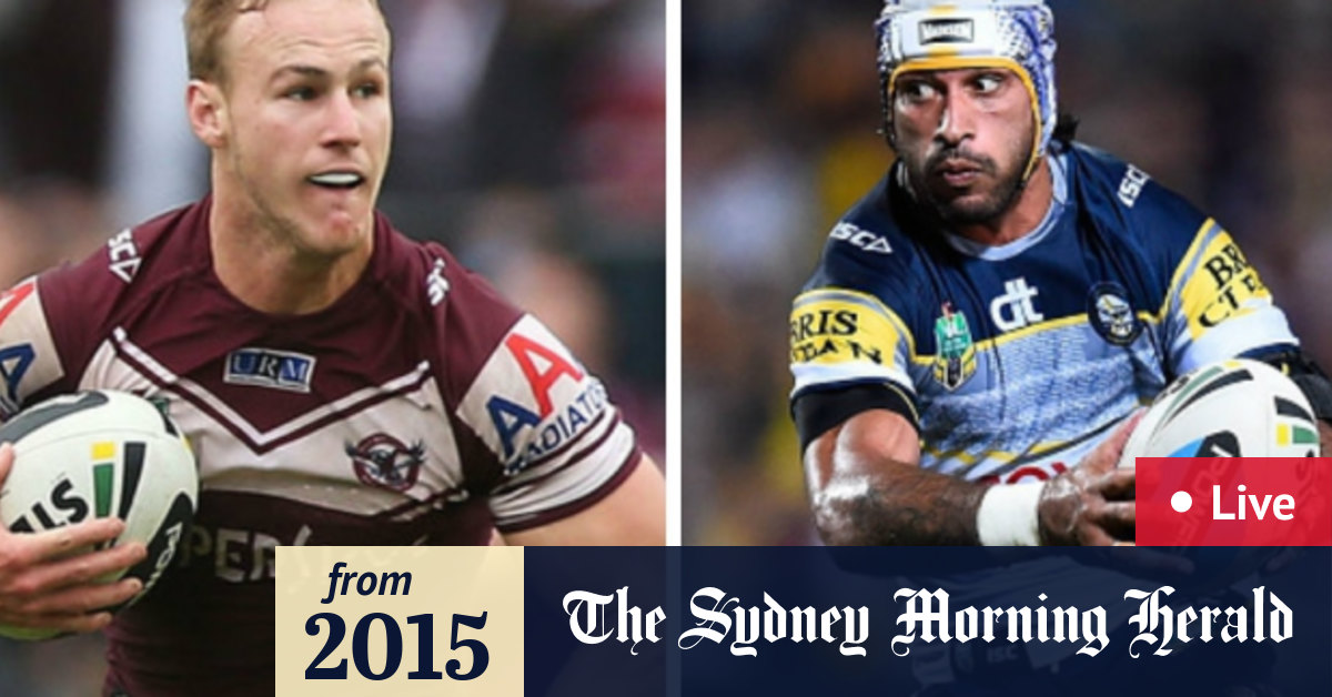 Live NRL: Manly Sea Eagles v North Queensland Cowboys