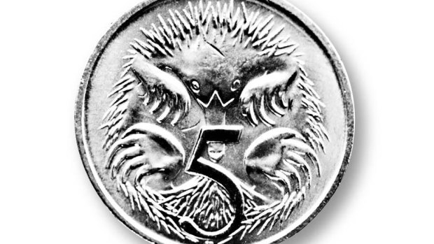 Australia's 5 cent coin.