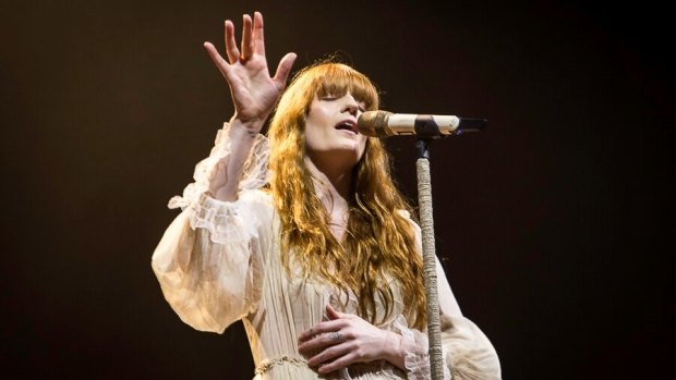 Florence Welch worked hard to project a sense of intimacy.