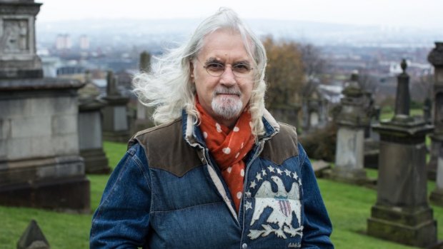 Not dead yet: Billy Connolly has had to give up playing the banjo due to Parkinson's Disease, but has been given the all-clear on the cancer with which he was diagnosed in 2013.