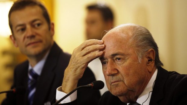Darth Vader: FIFA president Sepp Blatter.