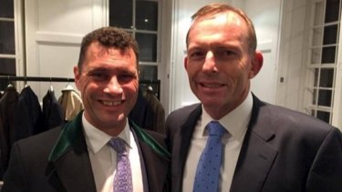 Tony Abbott also spoke with Ukip migration spokesman Steven Woolfe while in London.