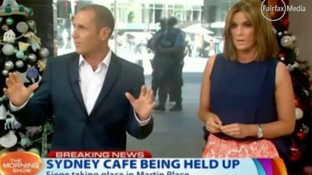 "Both our hearts were breaking": Larry Emdur and Kylie Gillies live on air as police swarmed Martin Place.