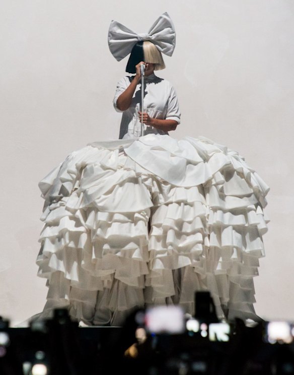 Sia performing her 'Nostalgic For The Present' tour in Melbourne.