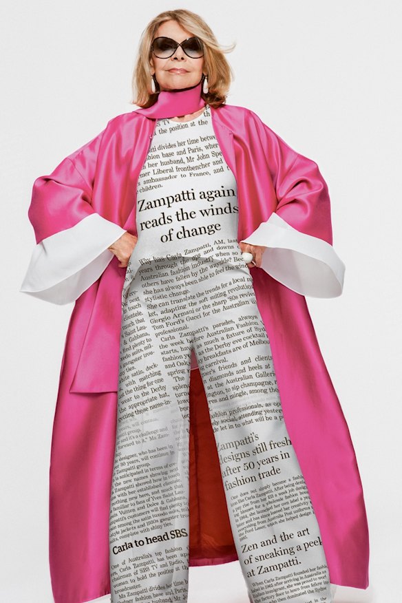 Carla Zampatti is celebrating a milestone. <i>Photo digitally altered</i>