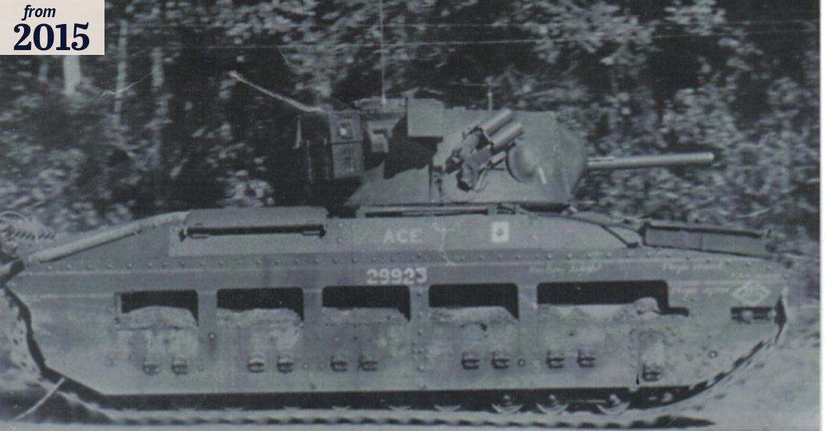 The 70-year-old Matilda tank liberated by military men's shed