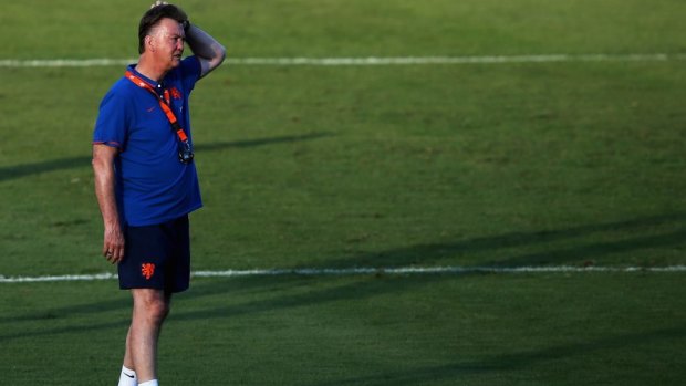 Louis Van Gaal: the Dutch coach must find a way to stop Messi.