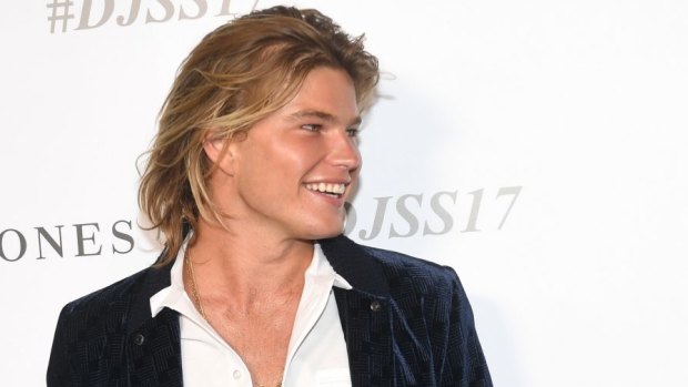 Male model Jordan Barrett.