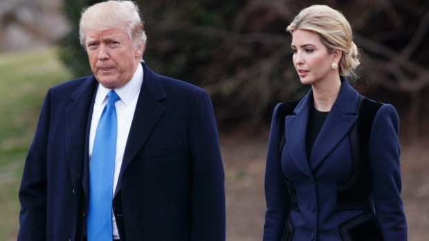 President Donald Trump and his daughter Ivanka.