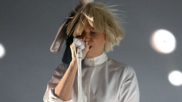 Australian singer Sia Furler's cover was blown at an outdoor gig in Colorado on Wednesday and she has no one to blame but Mother Nature.