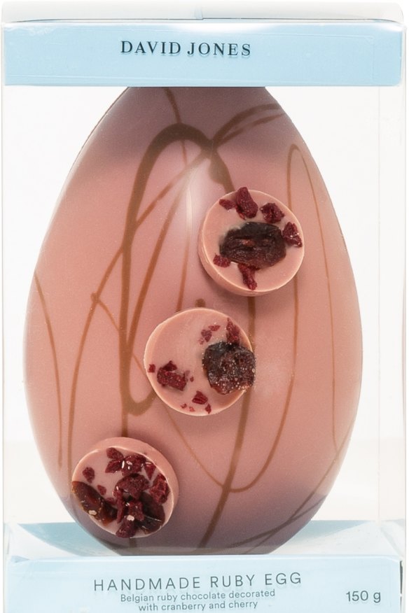 David Jones handmade ruby egg, $29.95.