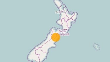 The earthquake hit central New Zealand, rattling Christchurch.