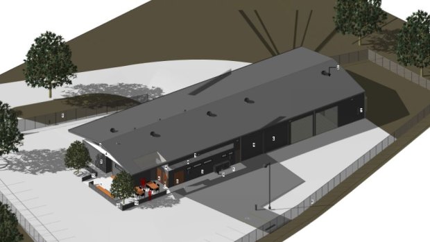 Plans for the new SES base at Calwell.