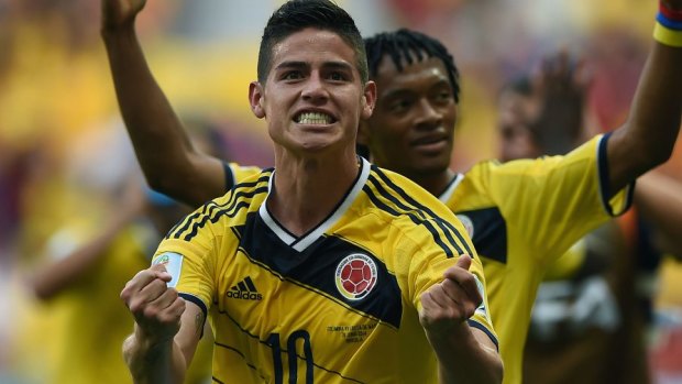 James Rodriguez: set for a big-money move to Spain.
