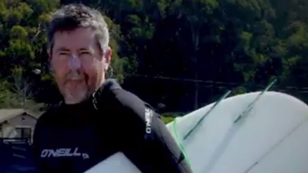 Surfer Des Watson drowned after being hit on the head with his own board.