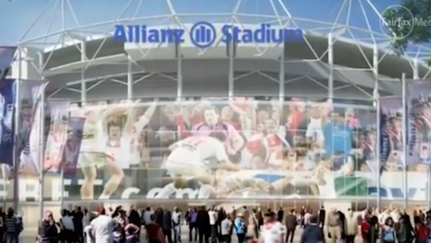 A screengrab from the SCG Trust's 2013 plan for an upgraded Allianz Stadium