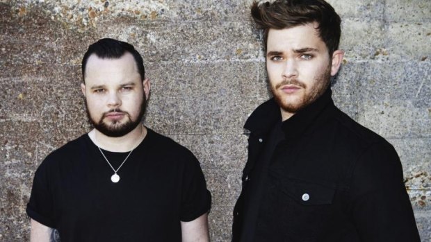 Royal Blood's Ben Thatcher  and Mike Kerr.