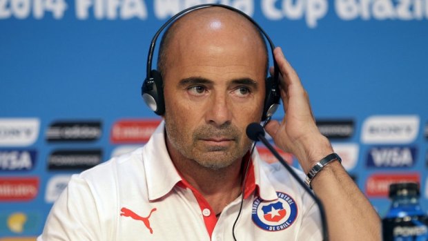 Expecting a tough game: Chile's head coach Jorge Sampaoli.