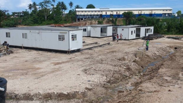 At the time the Manus detention centre closed, housing meant for asylum-seekers was still under construction. 