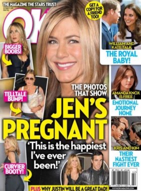 Jennifer Aniston has covered hundreds of tabloids for well over a decade with a question mark surrounding if she is with child.