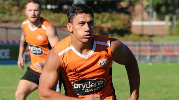Elijah Taylor was dumped from the senior side when he played for Penrith.